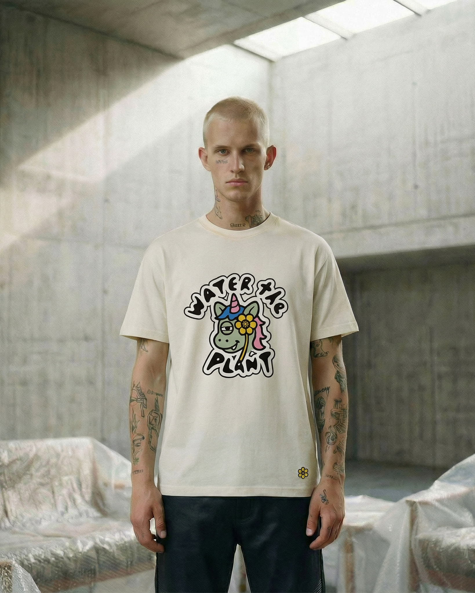 "Skyhigh" Tee | White