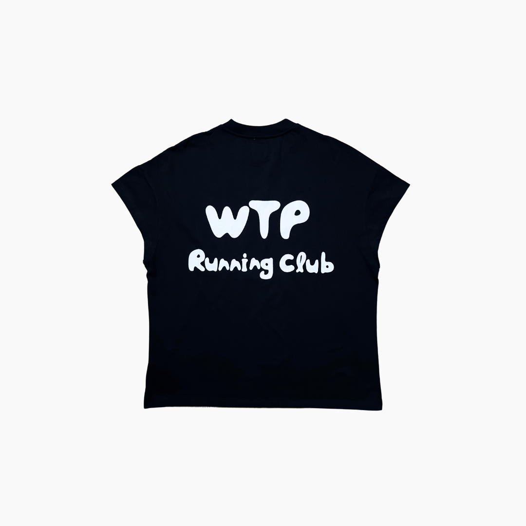 WTP "RUNNING MAN" Sleeveless Tank Top | Black