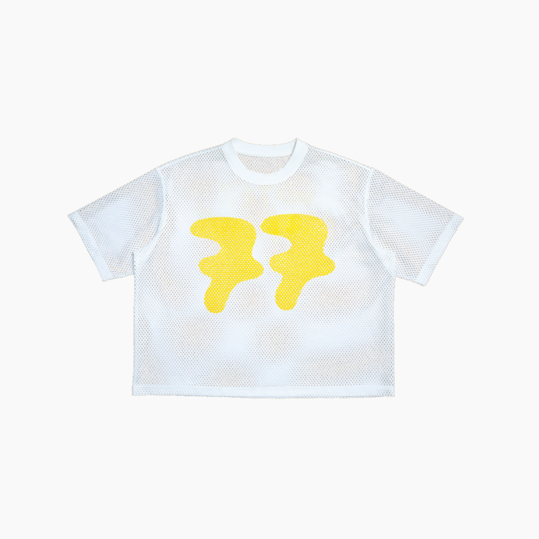 WTP “77” Mesh Baseball Jersey | White