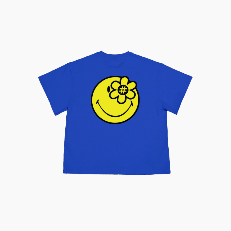 SMILEYWORLD® CREW TSHIRT | BLUE