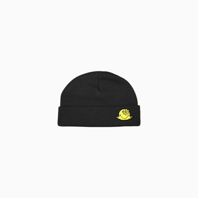 MELTING SMILEYWORLD® BEANIE | BLACK