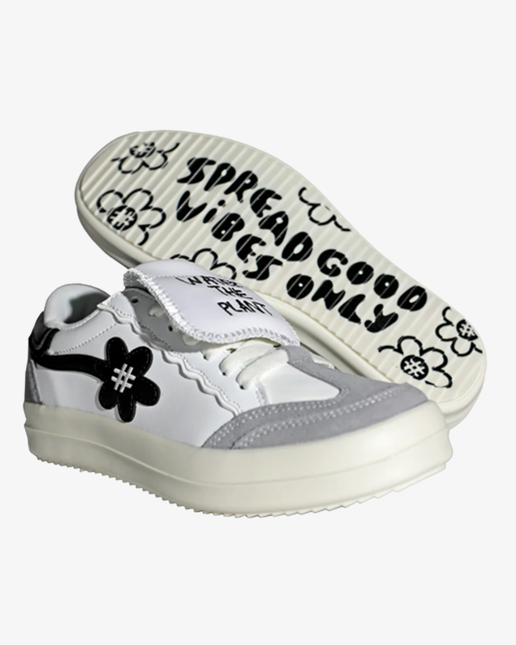 "BONE" Vintage Kicks | White