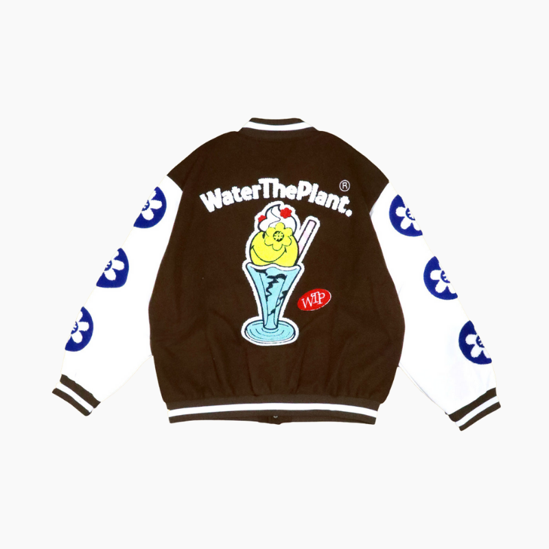 Smiley Milkshake Jacket | Brown