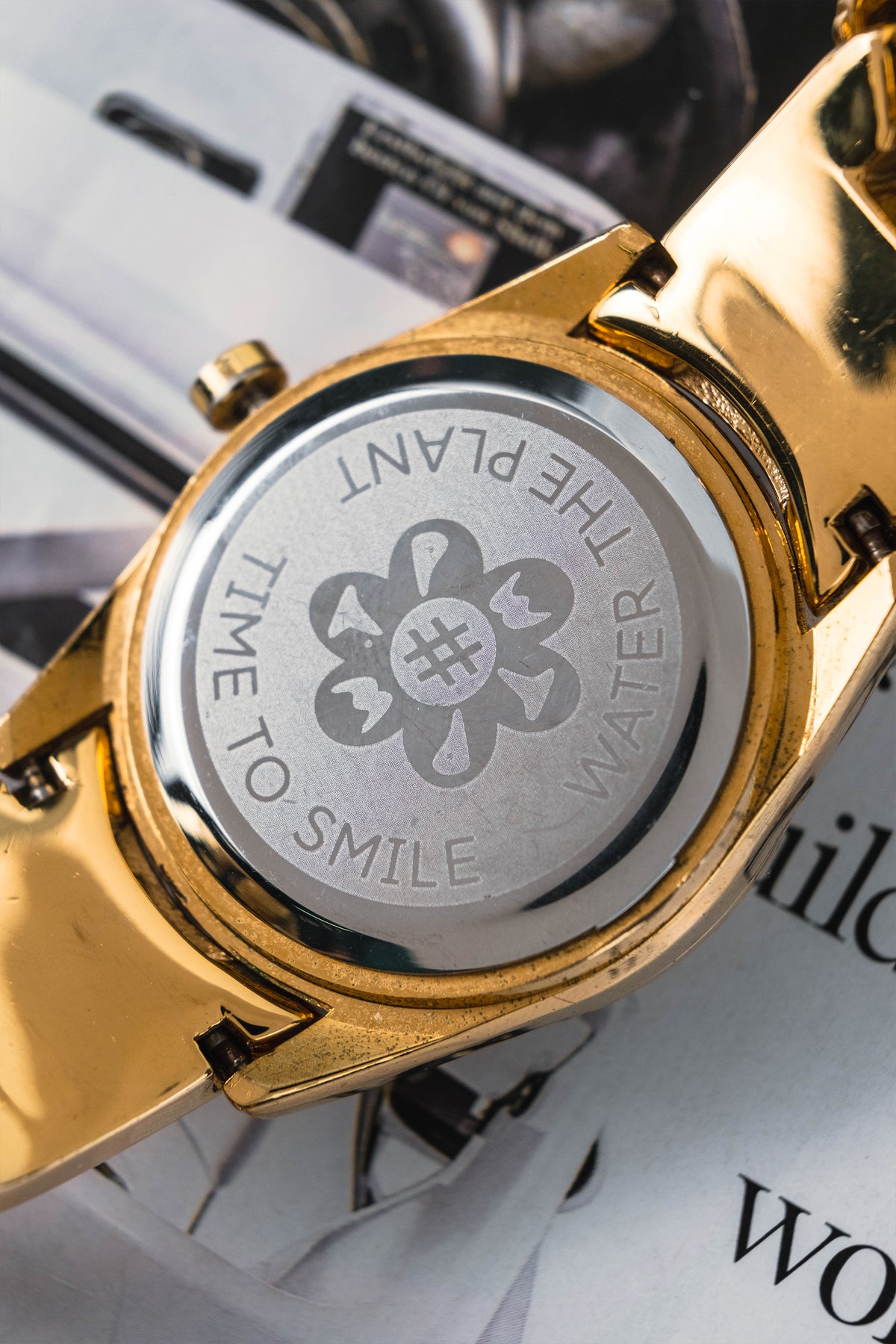 "SOLANA" Quality Time Watch 36mm | Verdant Gold