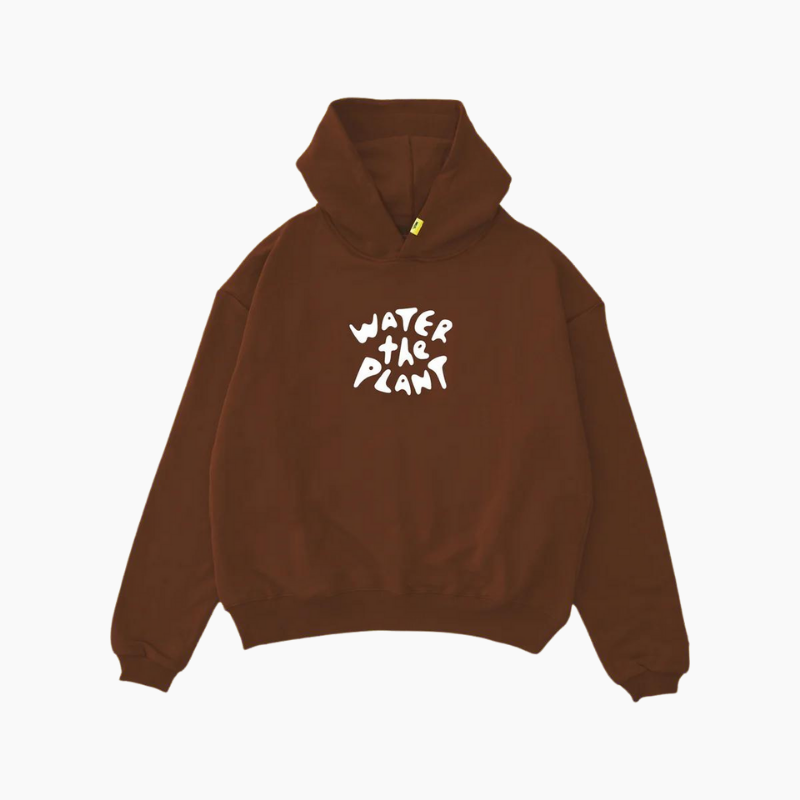 SMILEYWORLD® LOGO HOODIE | BROWN