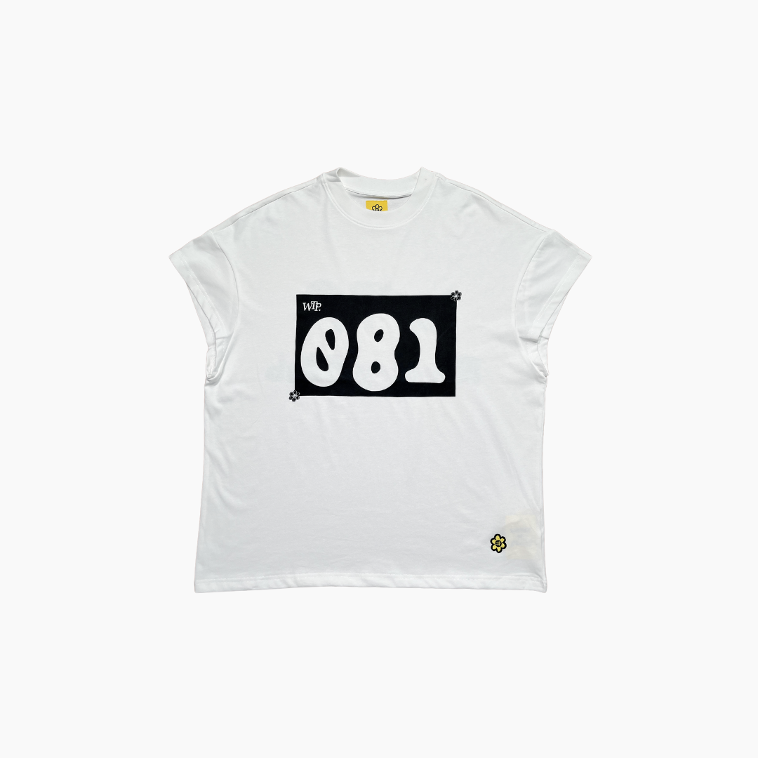 WTP "RUNNING MAN" Sleeveless Tank Top | White
