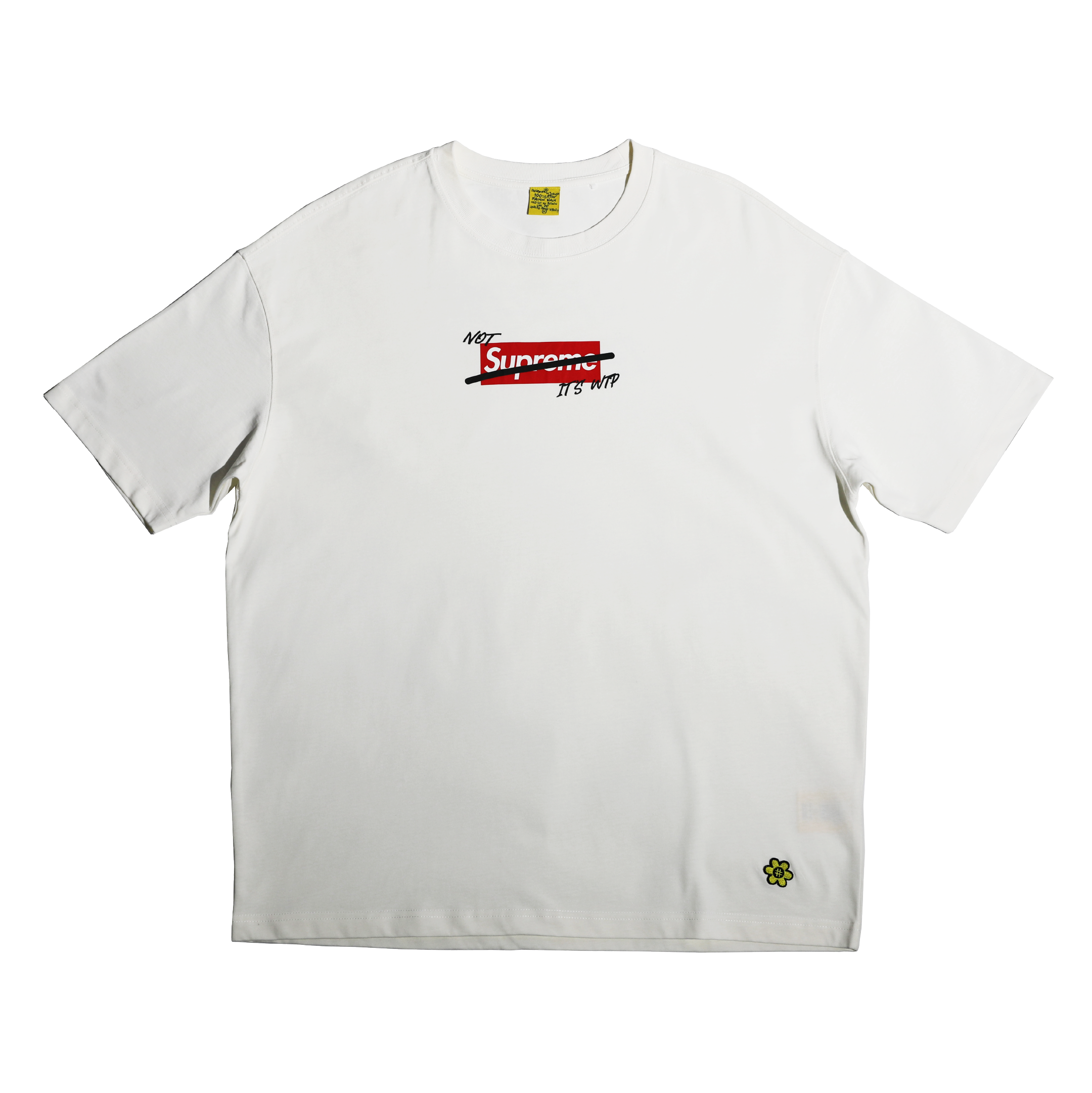 "RED FURY" ノットサップTシャツ | ホワイト