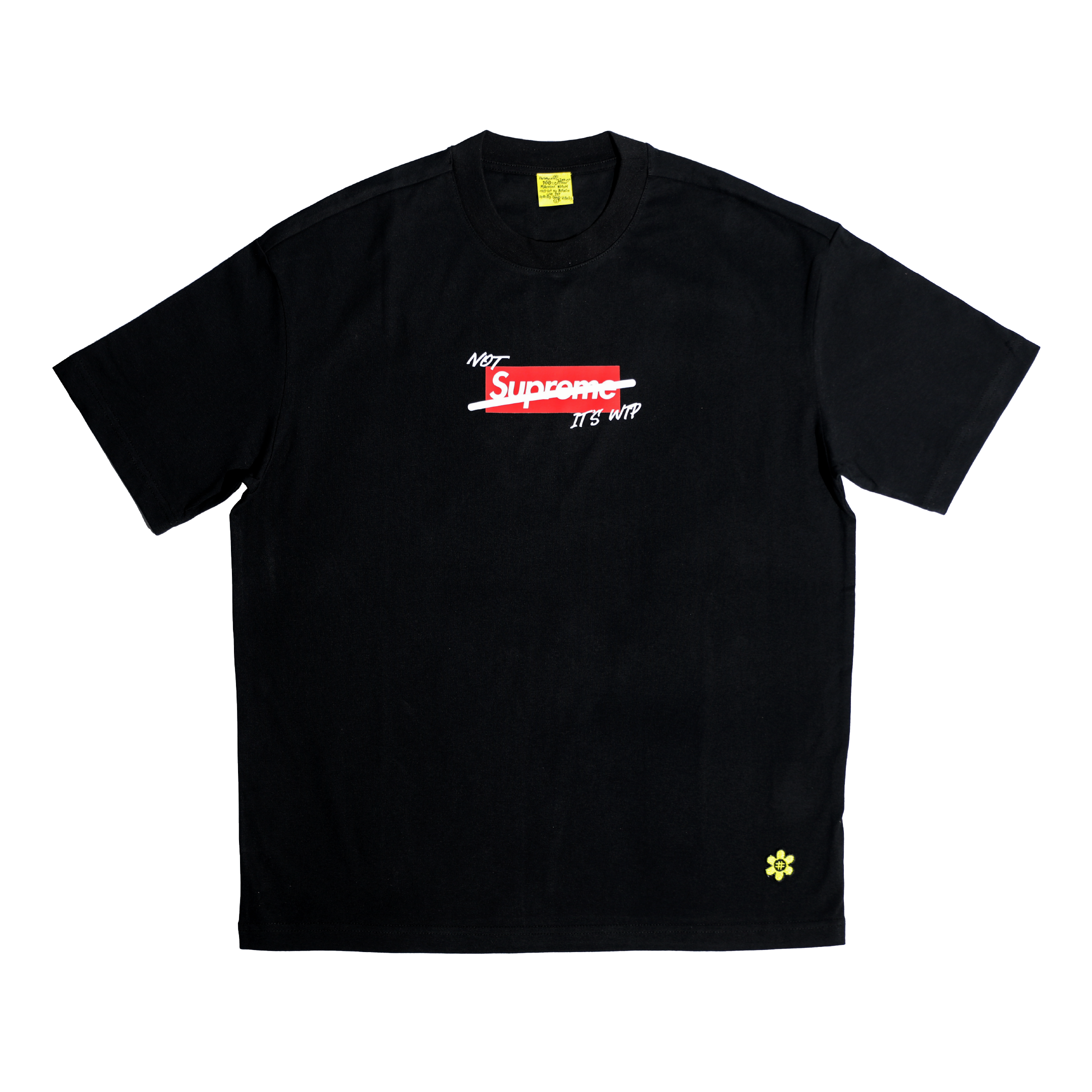 "RED FURY" ノットサップTシャツ | ブラック