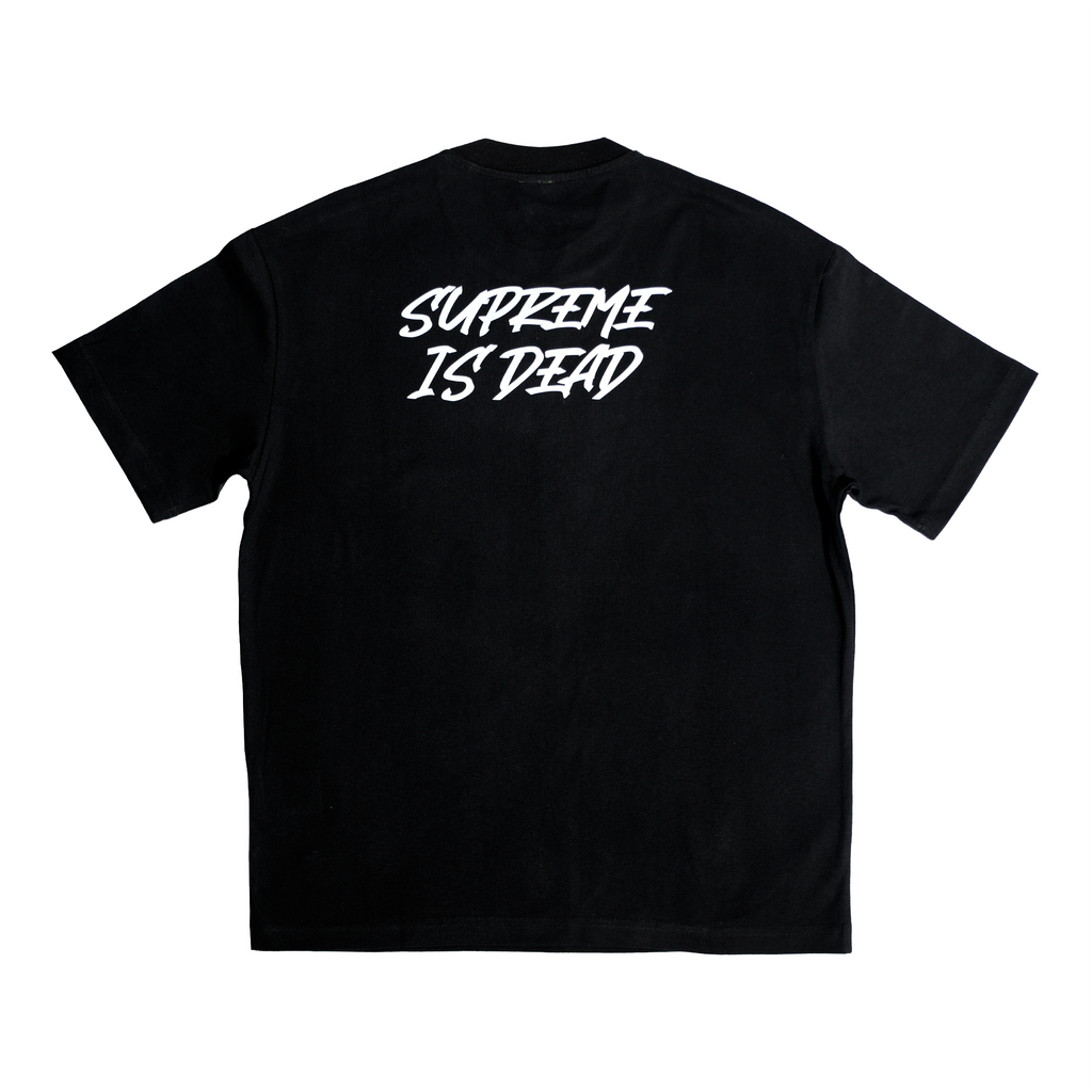 "RED FURY" ノットサップTシャツ | ブラック