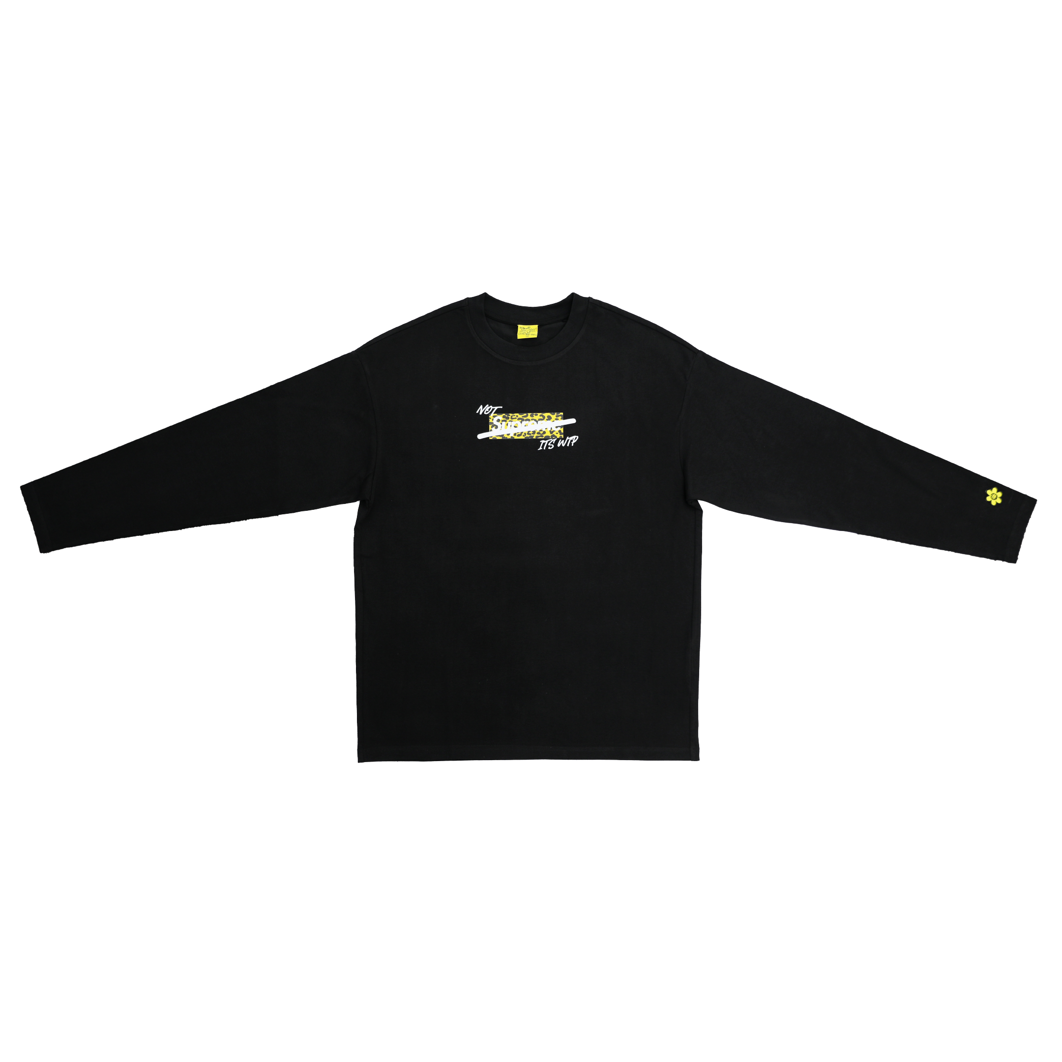 "FLASH" ノットサップ L/S ティー | ブラック
