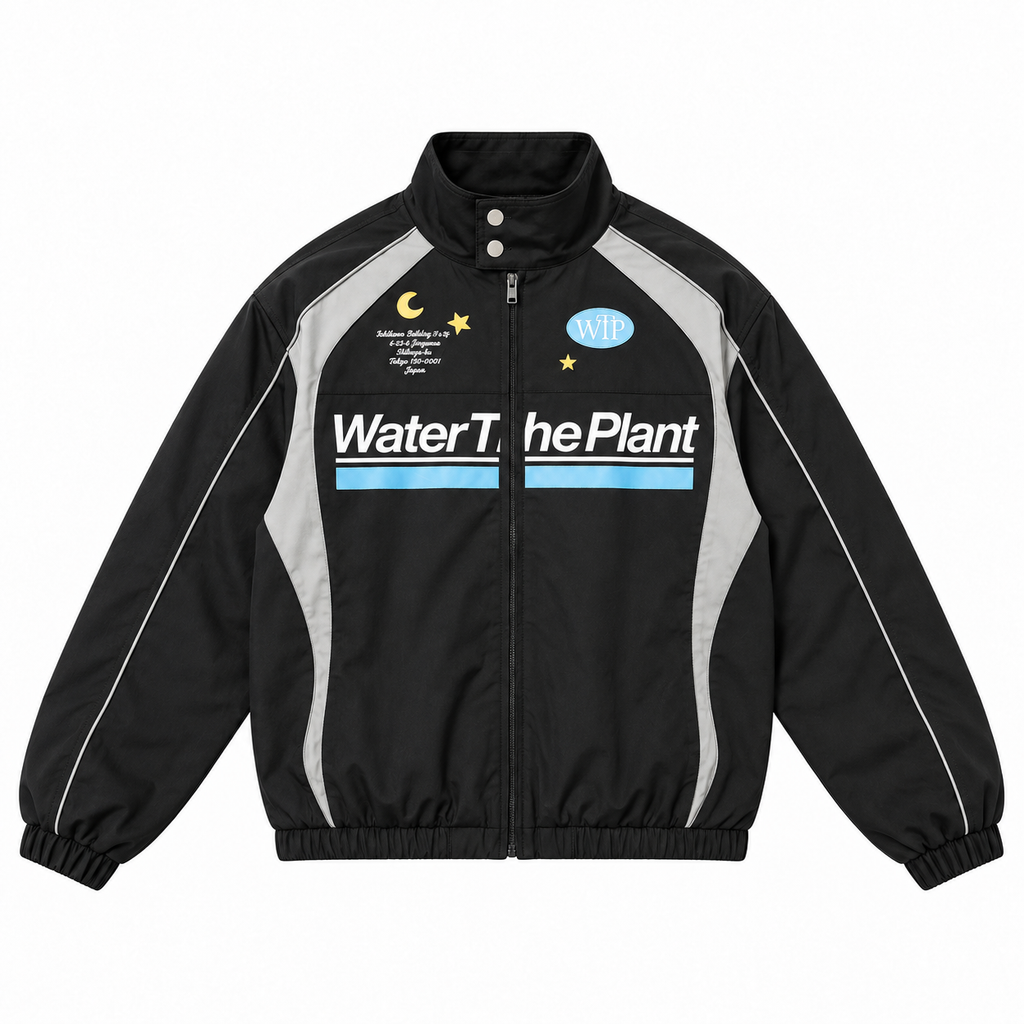"Bluemoon" Track Jacket | Black