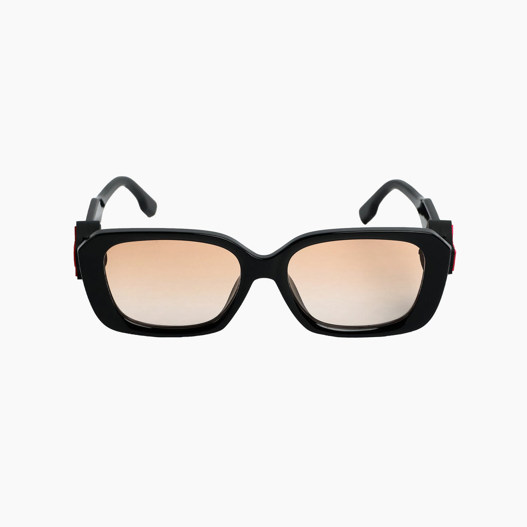"""BUBBLEGUM"" Sunnies | Black | Brown Lense"