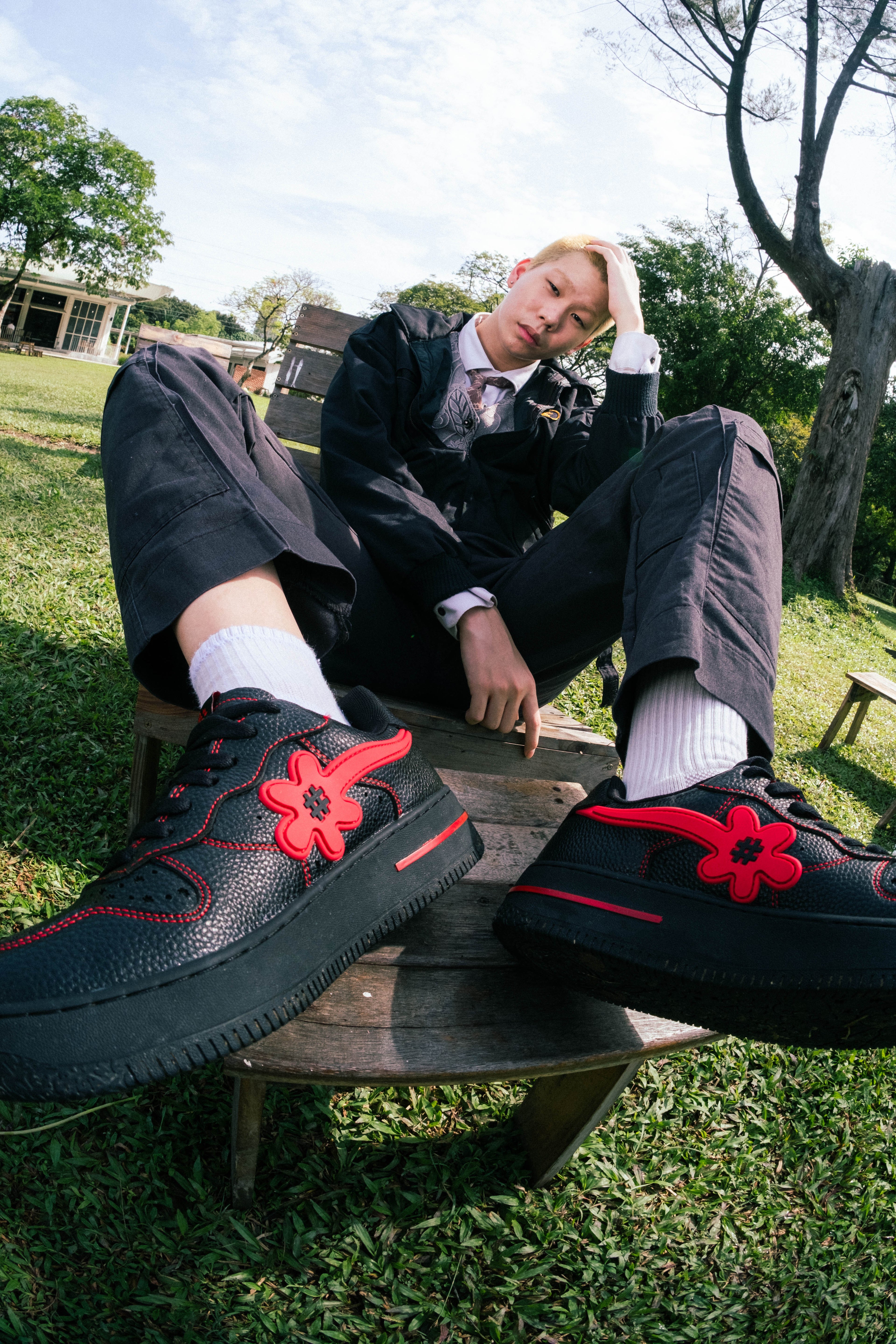“BLAZE” Japan Exclusive GOAT Kicks | Black Red