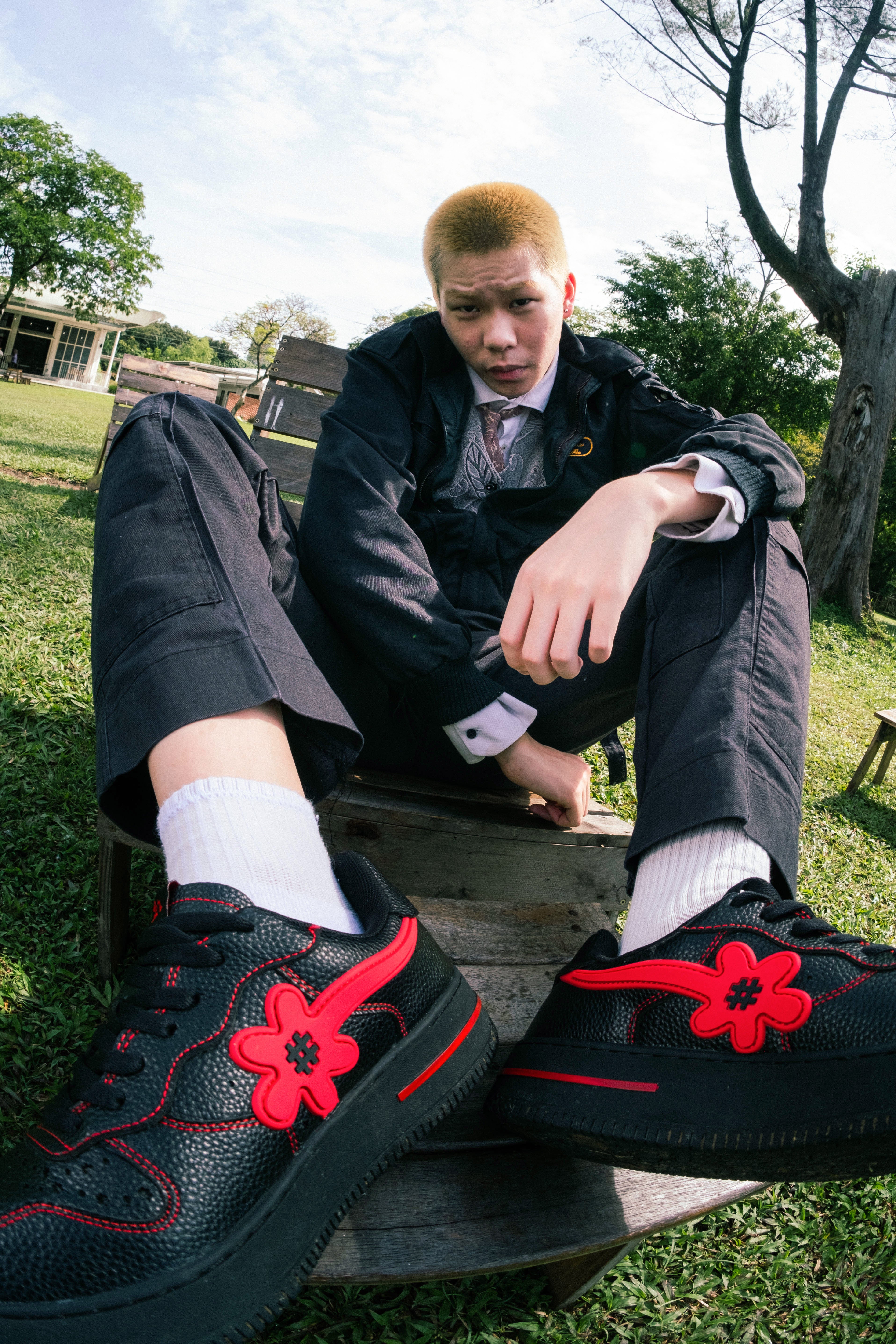 “BLAZE” Japan Exclusive GOAT Kicks | Black Red
