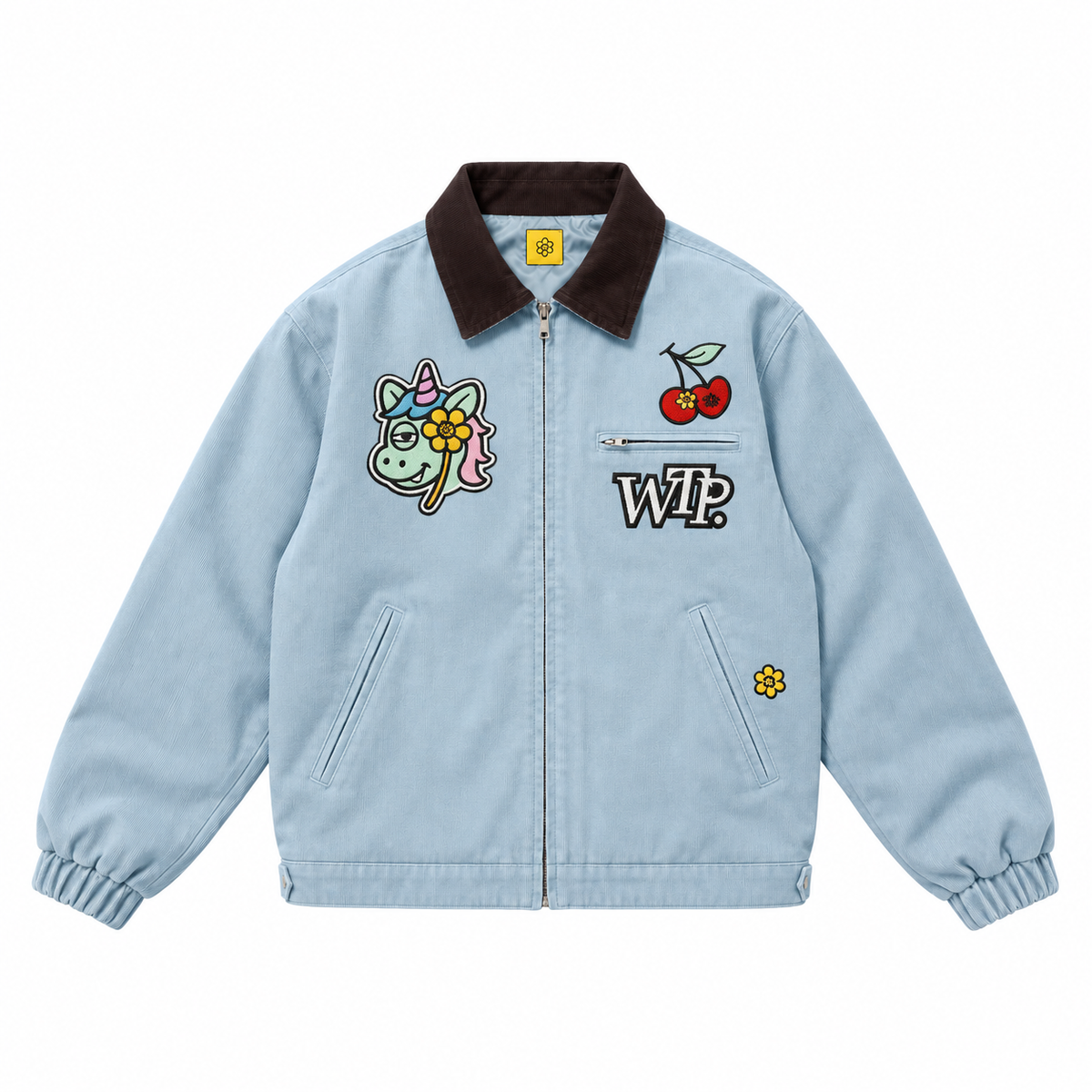 "Dream" Work Jacket | Pastel Blue