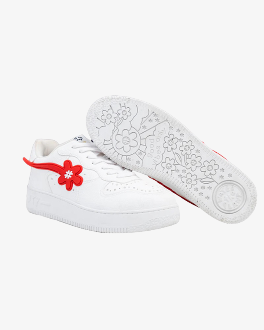 “FLARE” HK限定 GOAT キックス | ホワイトレッド