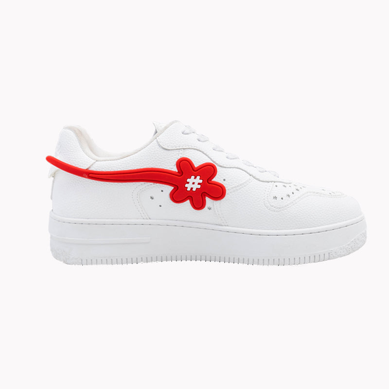 “FLARE” HK Exclusive GOAT Kicks | White Red – WATER THE PLANT