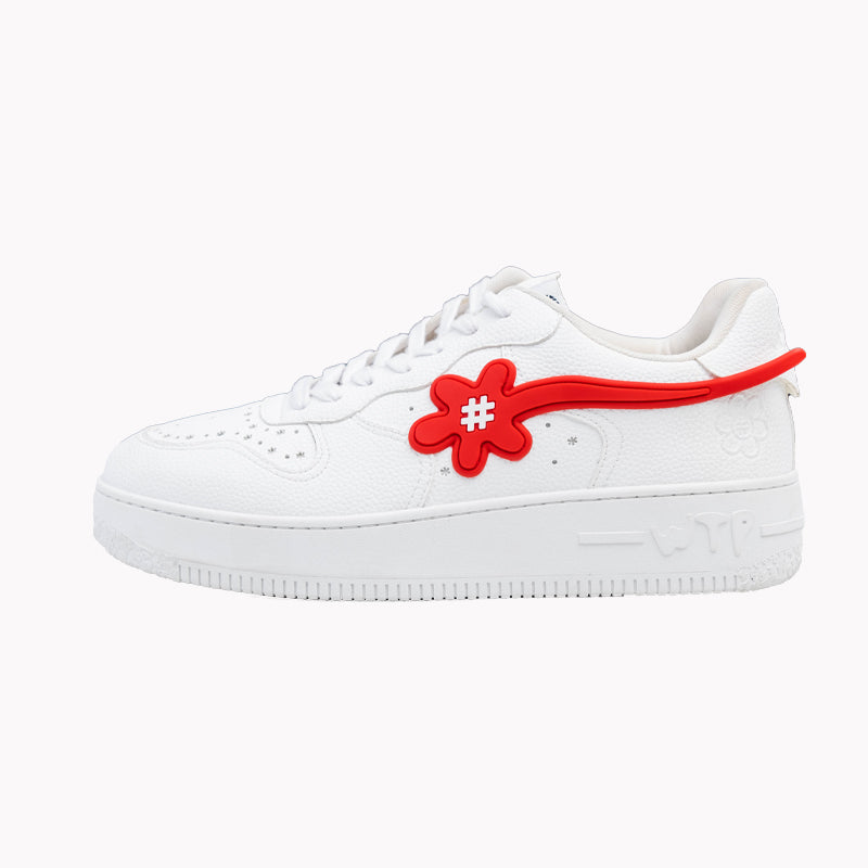 “FLARE” HK Exclusive GOAT Kicks | White Red