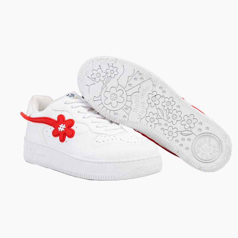 “FLARE” HK Exclusive GOAT Kicks | White Red