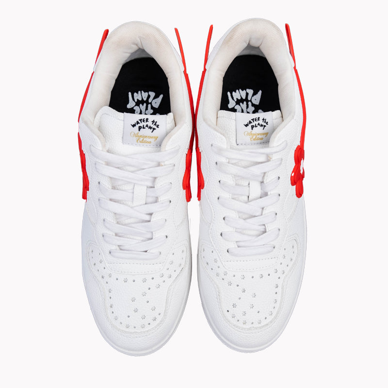 “FLARE” HK Exclusive GOAT Kicks | White Red