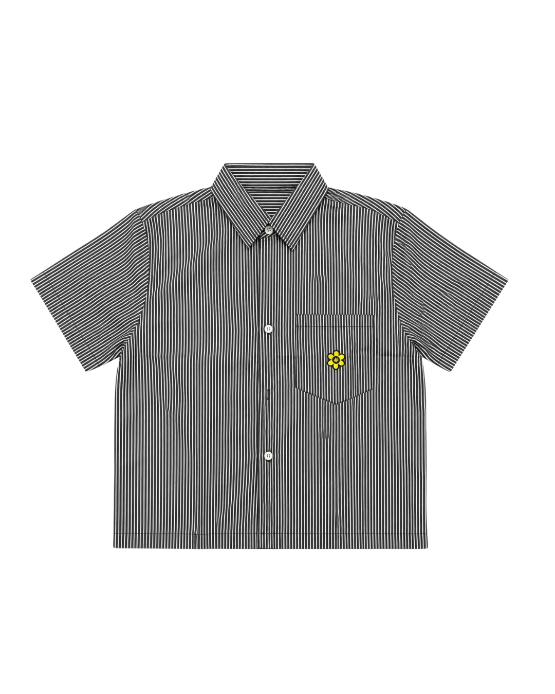 Happy Stripe Shirt | Black