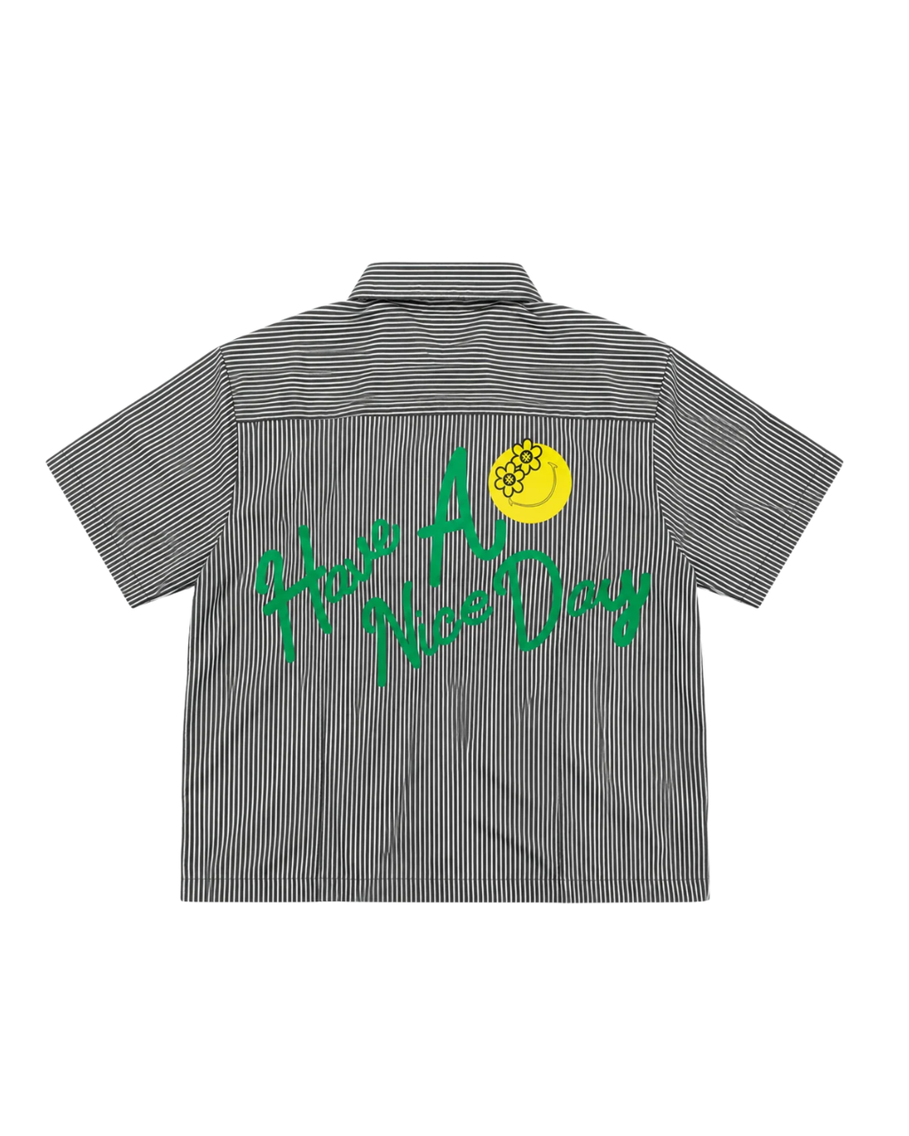 Happy Stripe Shirt | Black