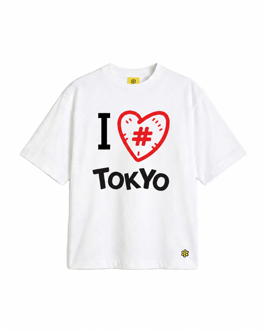 "I LOVE TOKYO" Tee | Crisp White
