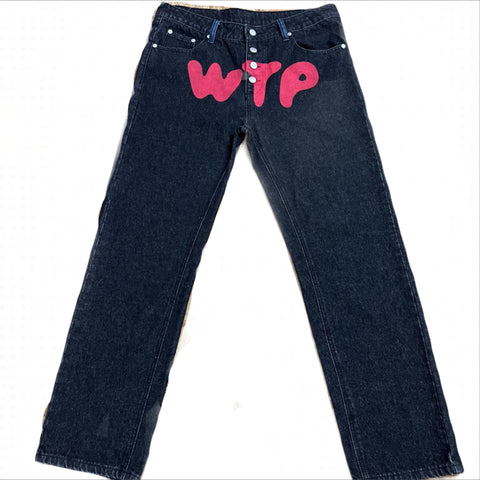 Runway piece 010 (Denim Black Pant)