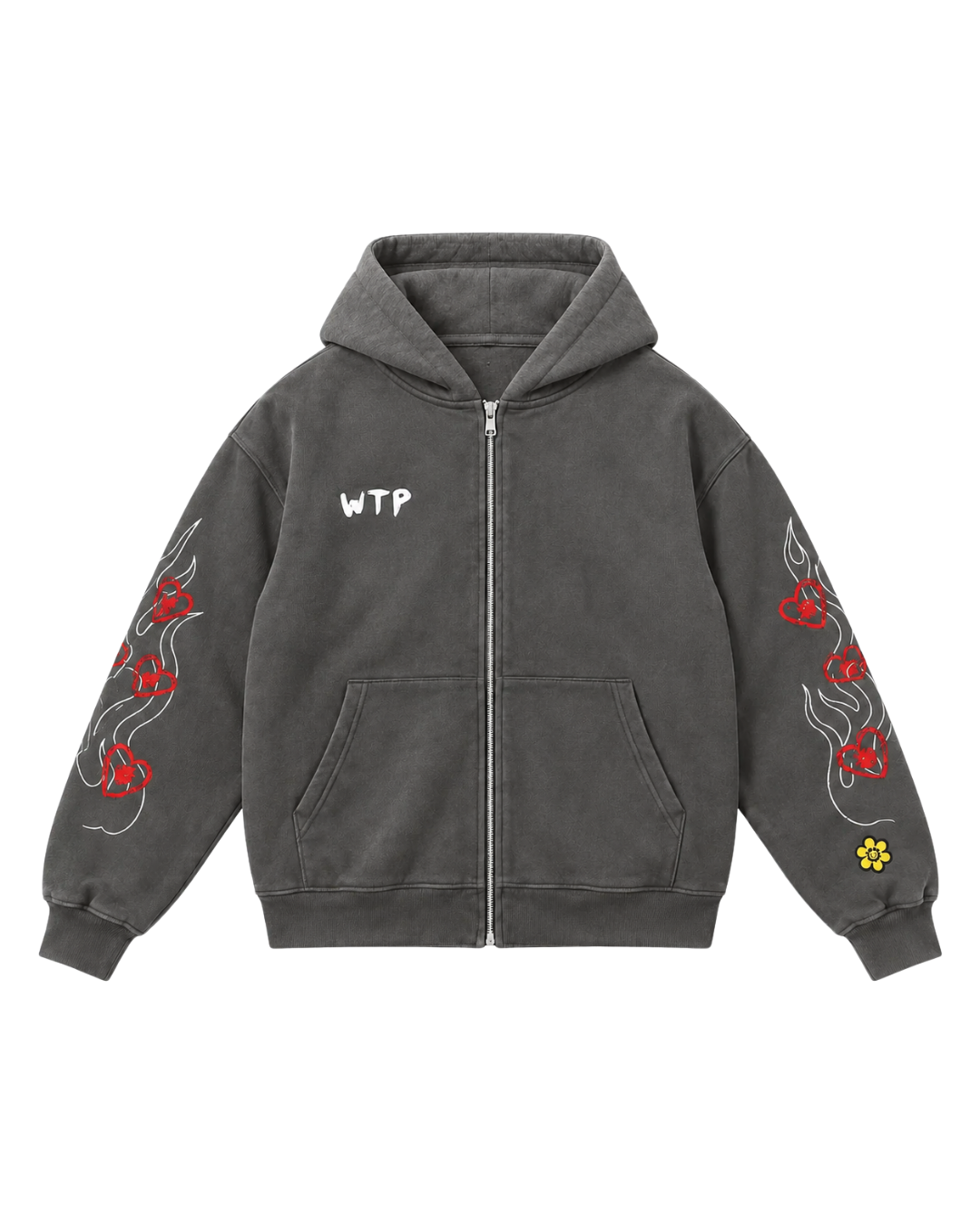 "Inferno" Zip Hoodie | Dusk