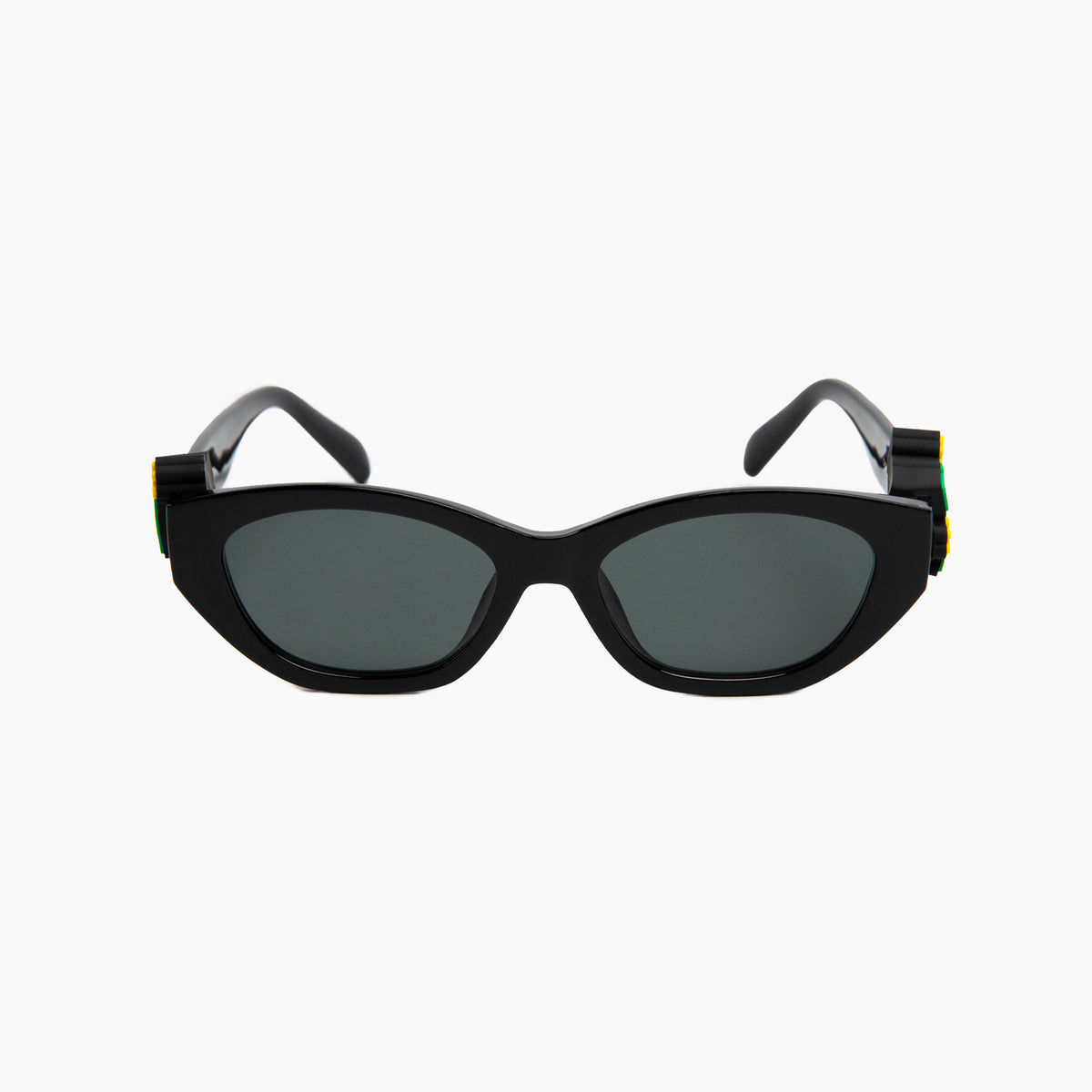 "LUCKY" Sunnies | Black | Black Lens