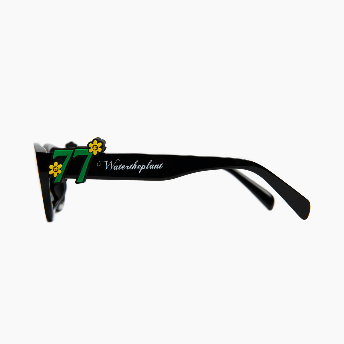 "LUCKY" Sunnies | Black | Black Lens