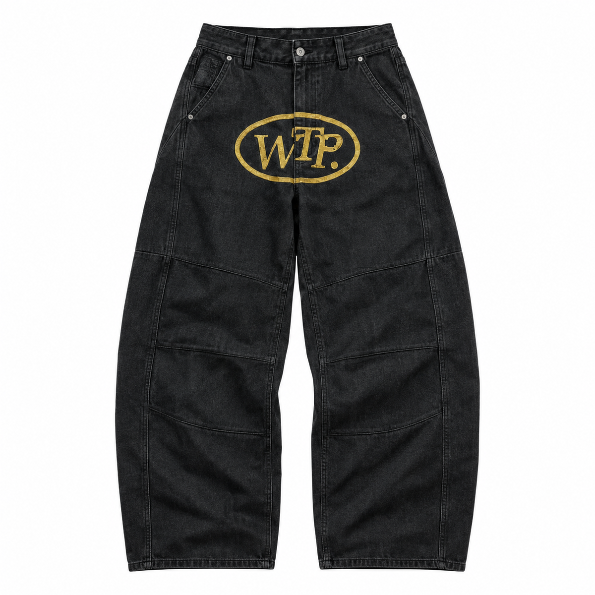 "Ori Logo" Denim Jeans | Black