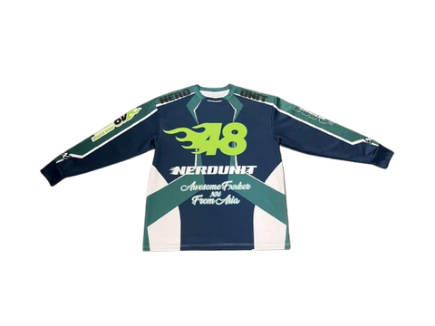 "REBELLION" L/S Jersey  | Green