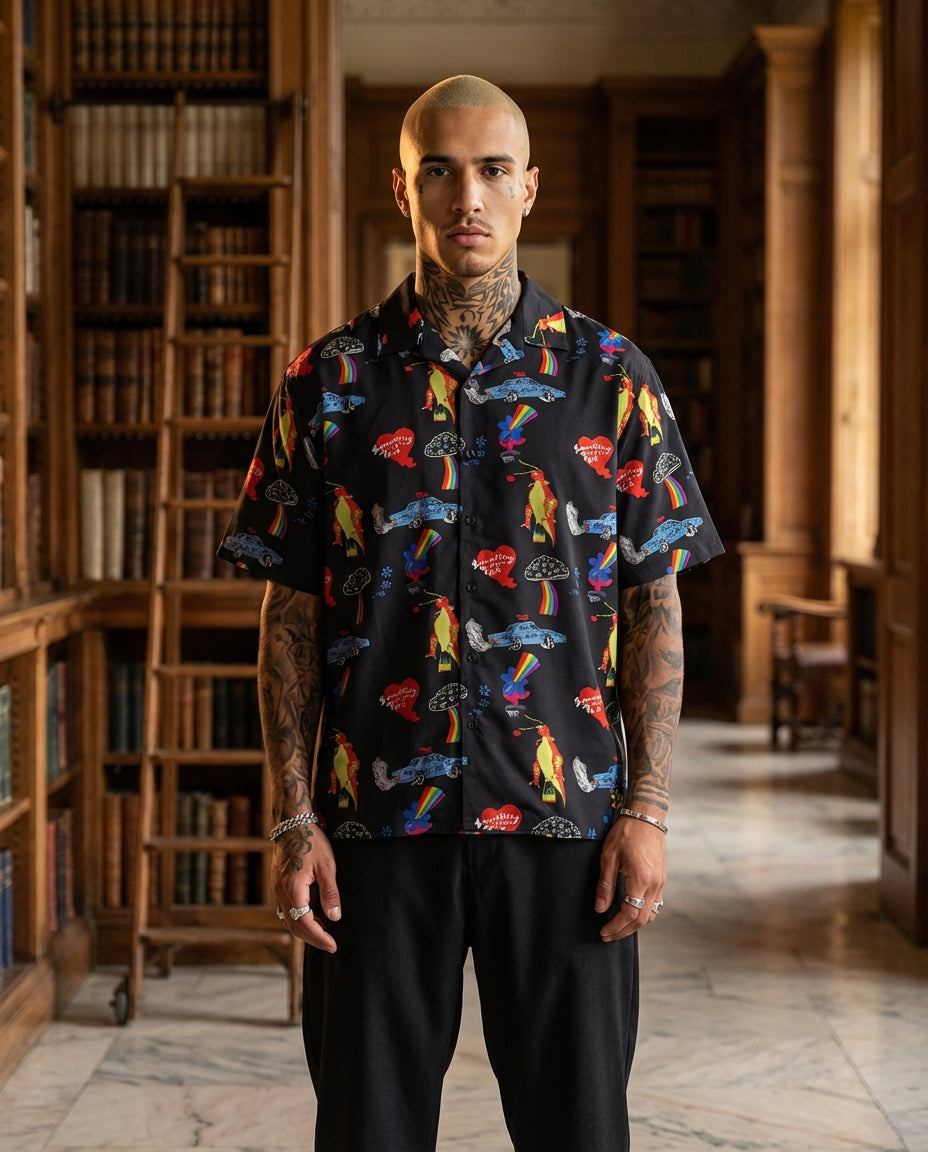 SITP Hawaiian Shirt | Black
