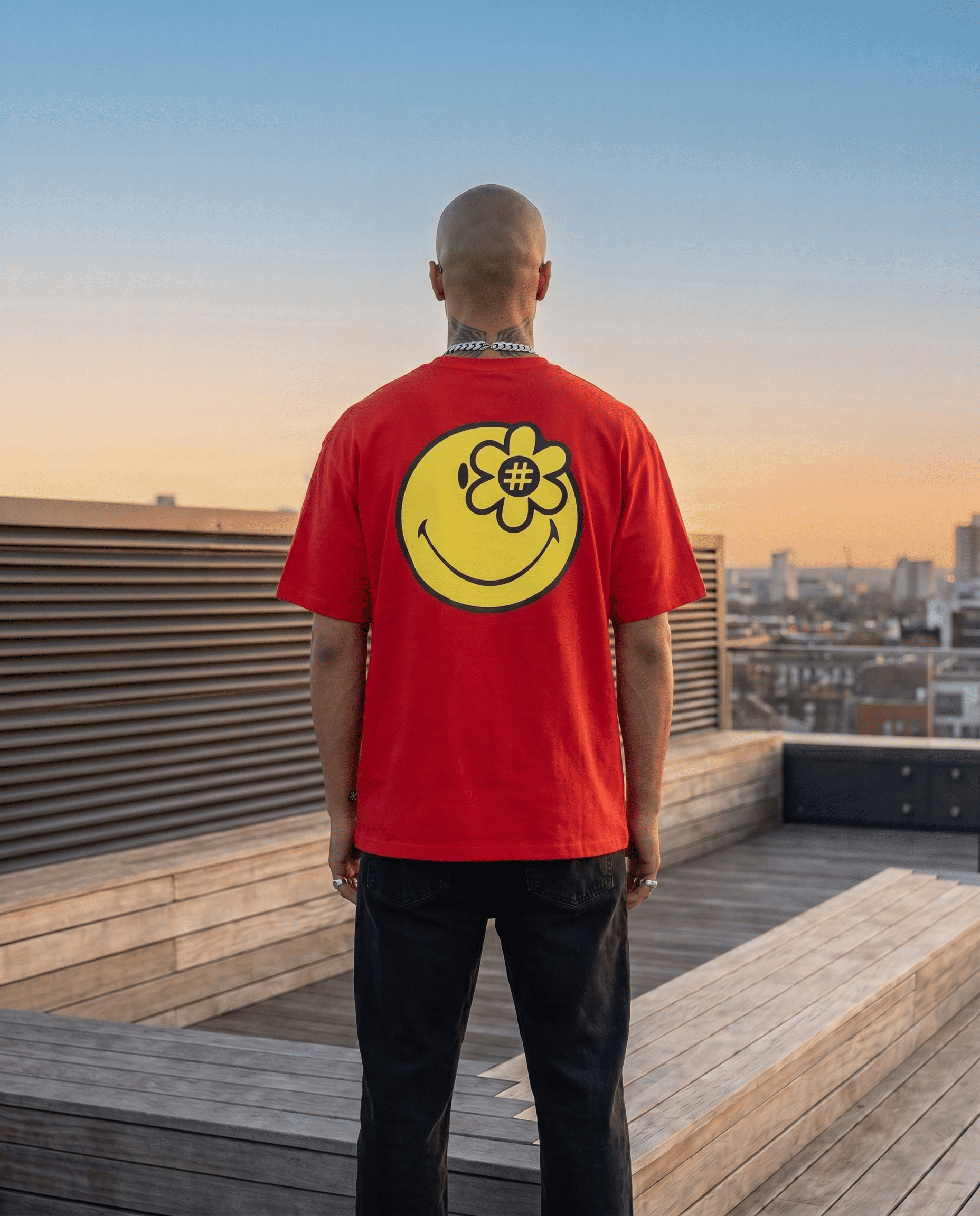 Smiley® Logo Tee | Red