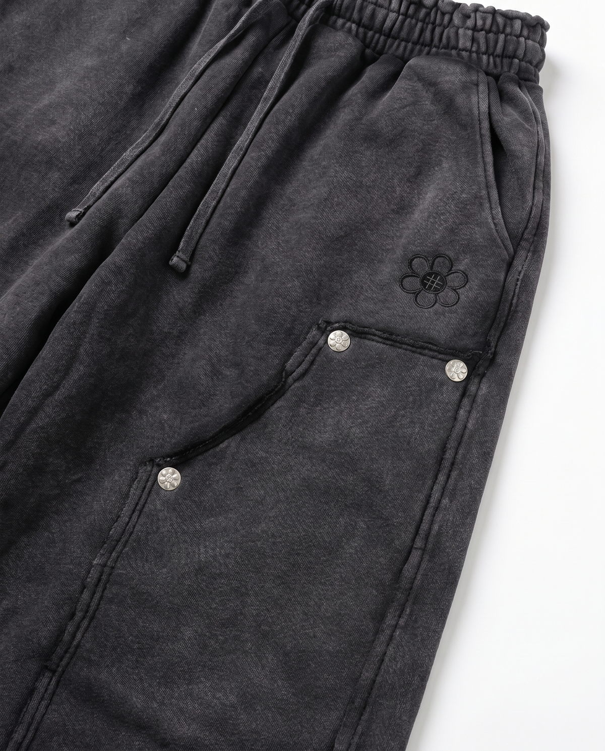 Stud Lounge Pants | Black