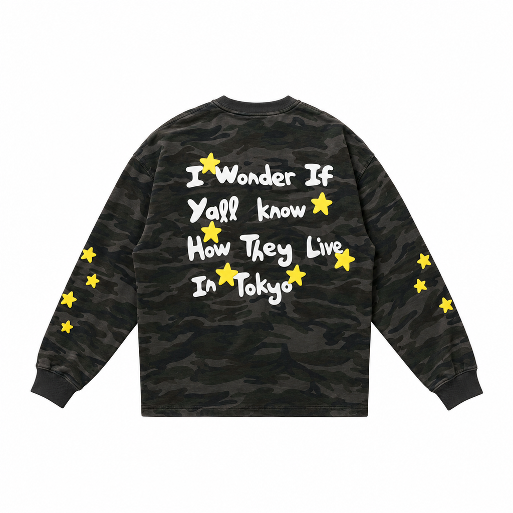 "Thinker" Long Sleeves | Camo