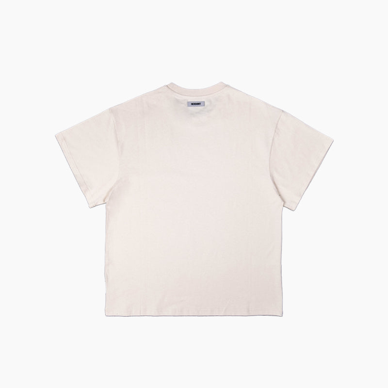 "FAKE" Tee | Sand