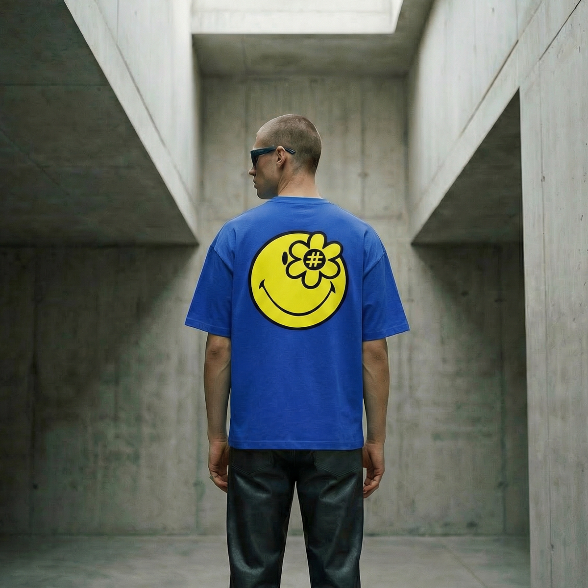 SMILEYWORLD® CREW TSHIRT | BLUE