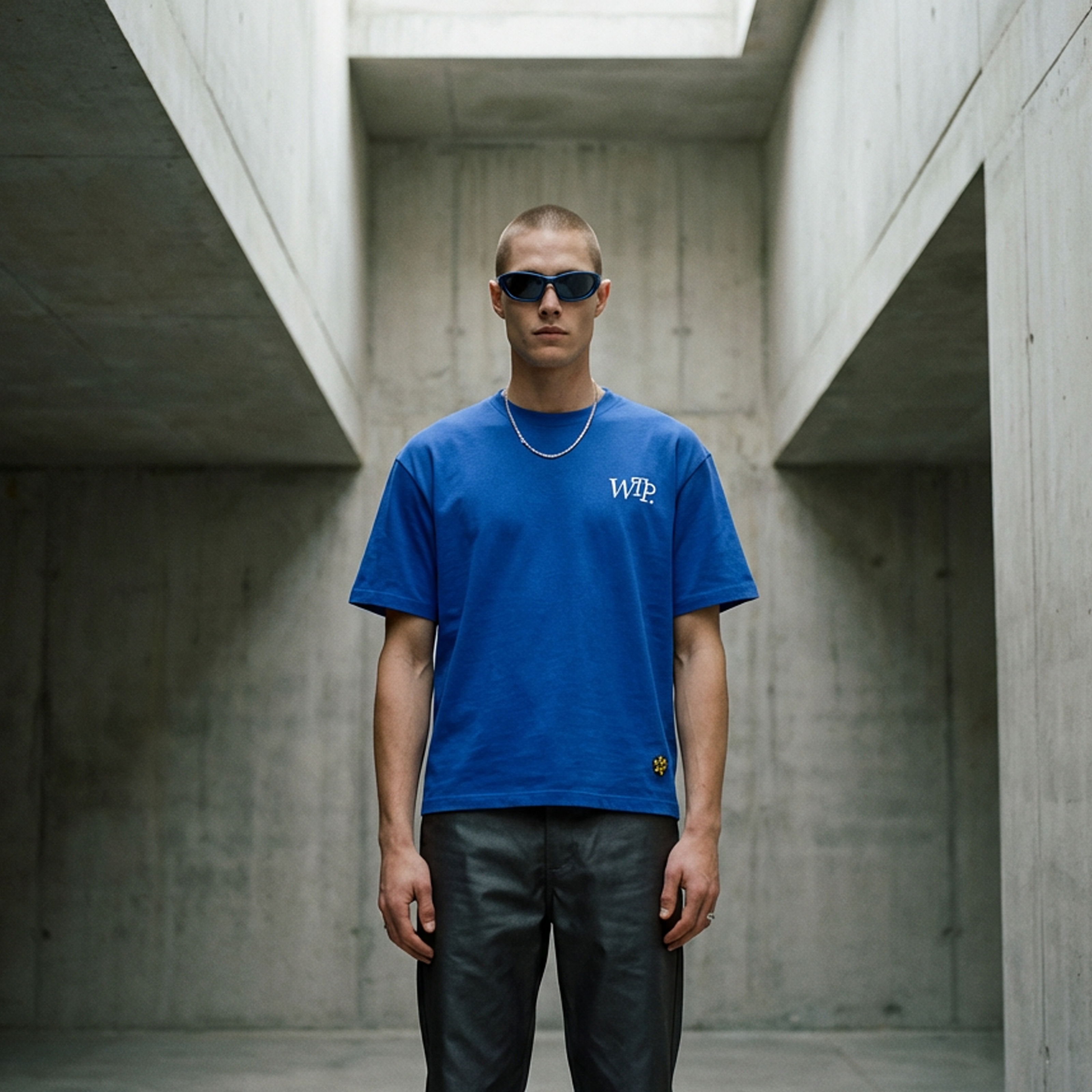 SMILEYWORLD® CREW TSHIRT | BLUE