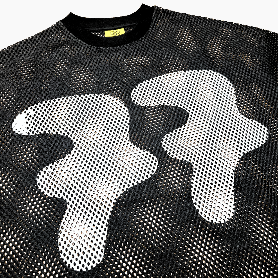 WTP "77" Mesh Baseball Jersey | Black