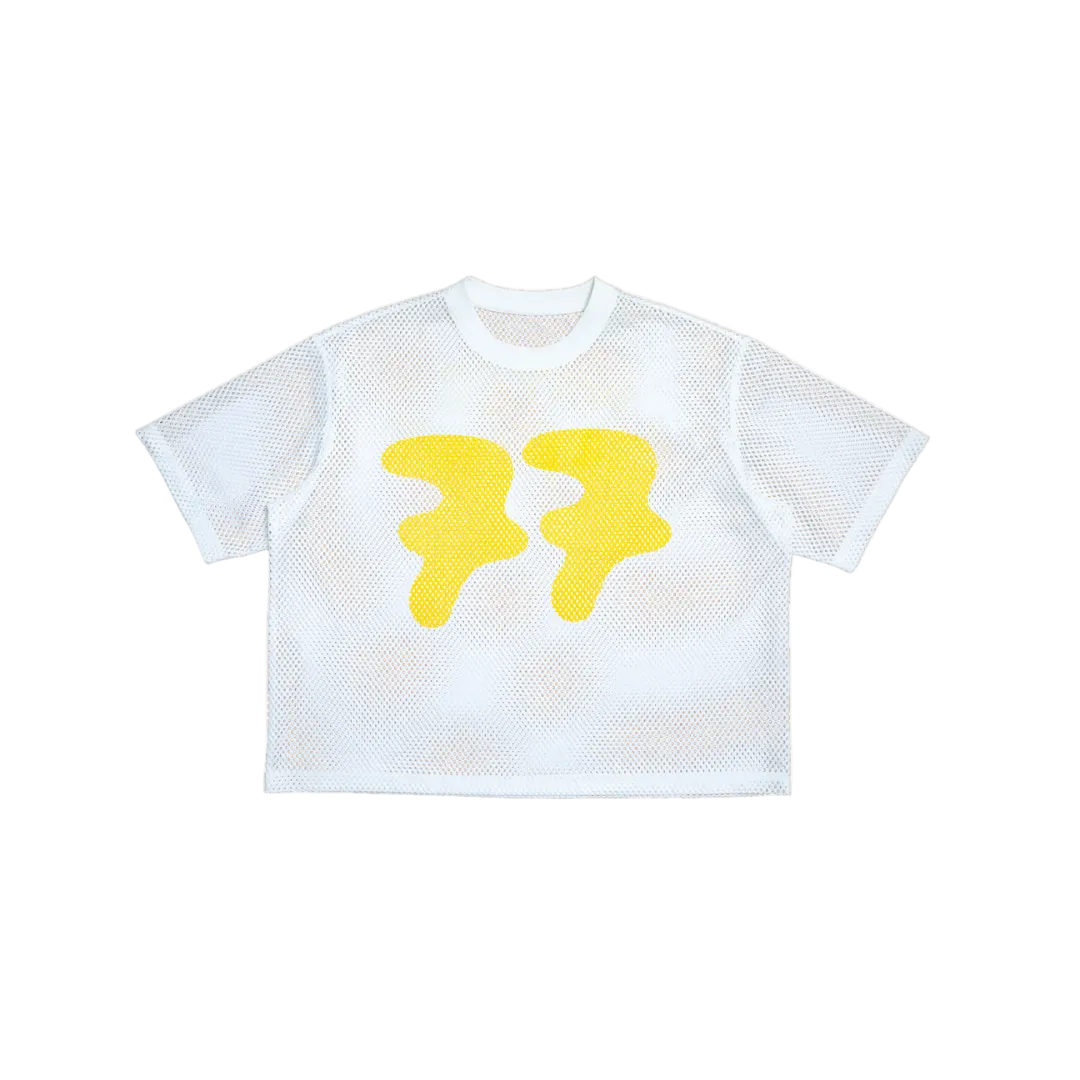 WTP “77” Mesh Baseball Jersey | White