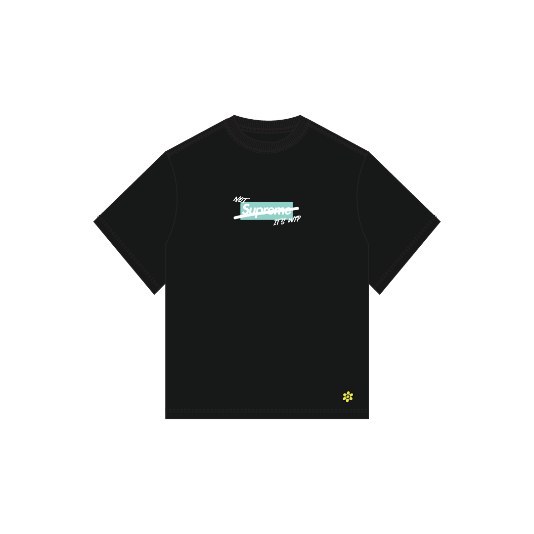 """NOT SUPREME"" T-SHIRT | BLACK"