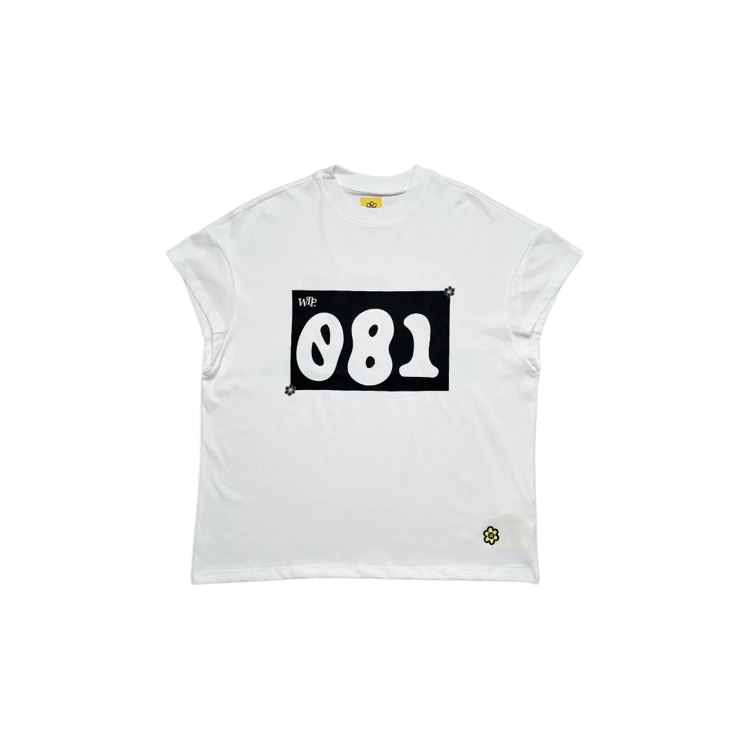 WTP "RUNNING MAN" Sleeveless Tank Top | White