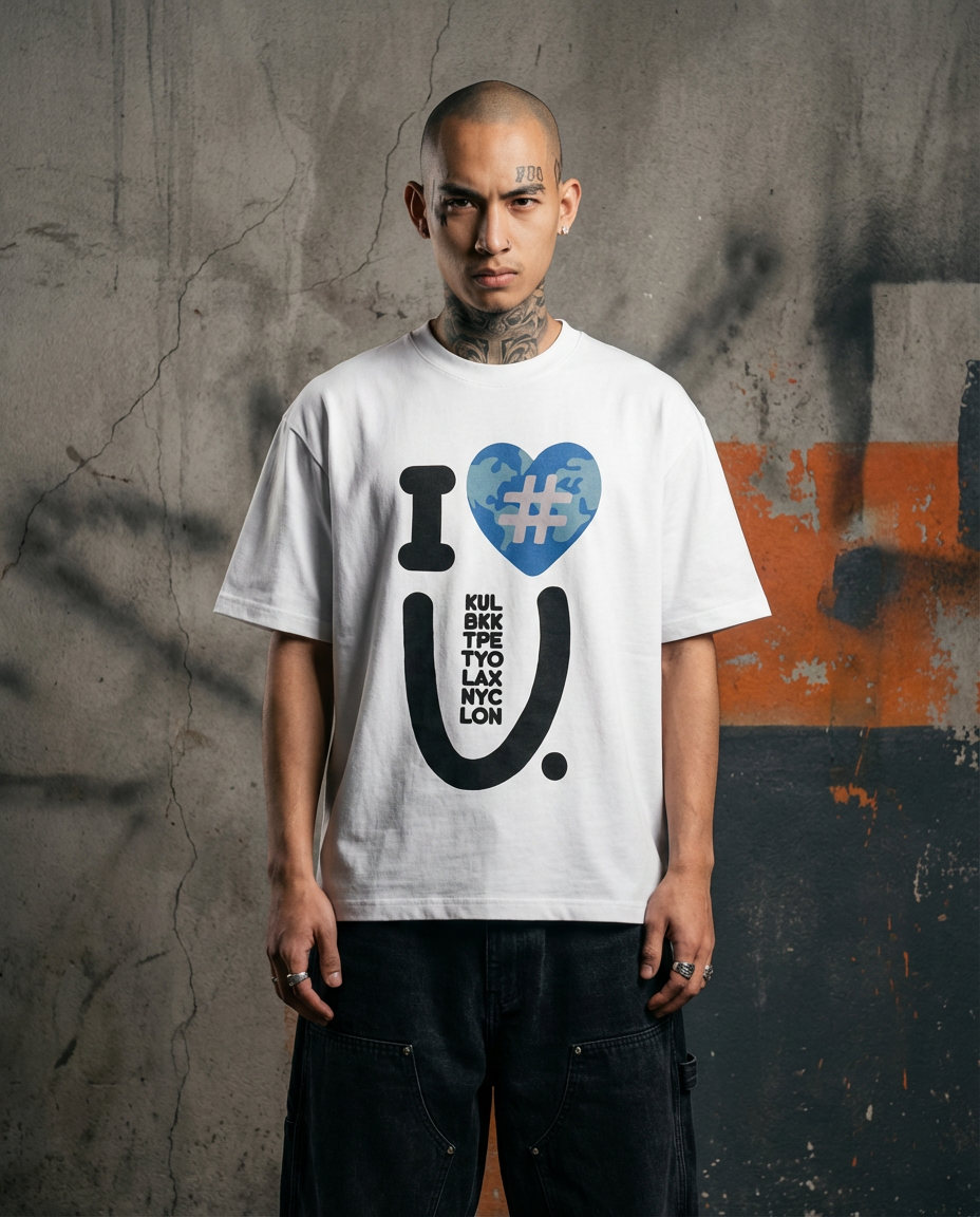 WTP x UM 「BOARDING」Tシャツ | ホワイト
