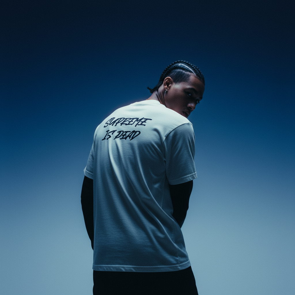 "RED FURY" Not Sup Tee | White