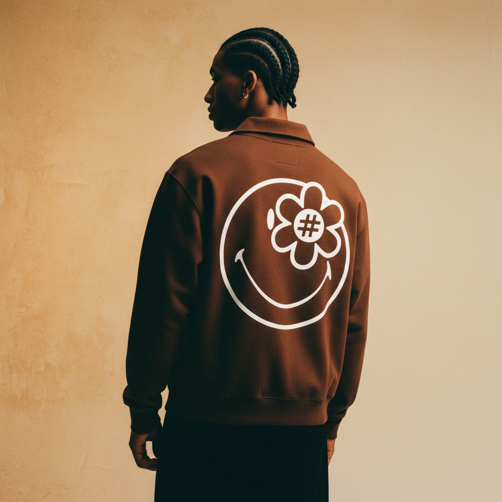 SMILEYWORLD® エンチャント L/S ポロ | ブラウン