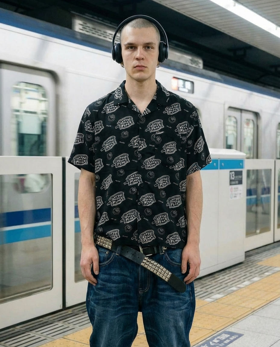 SMILEYWORLD® PARADISE SHIRT | BLACK