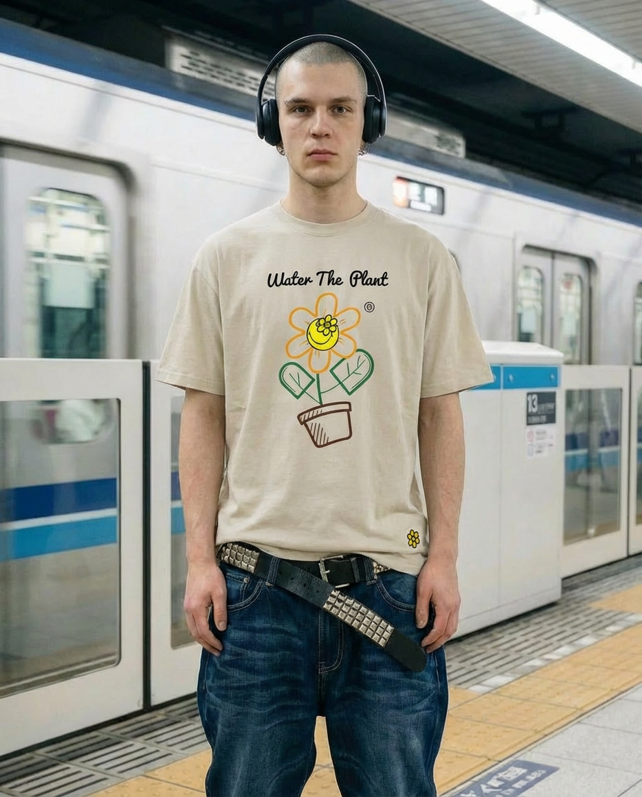 SMILEYWORLD® MASCOT TSHIRT | CREAM