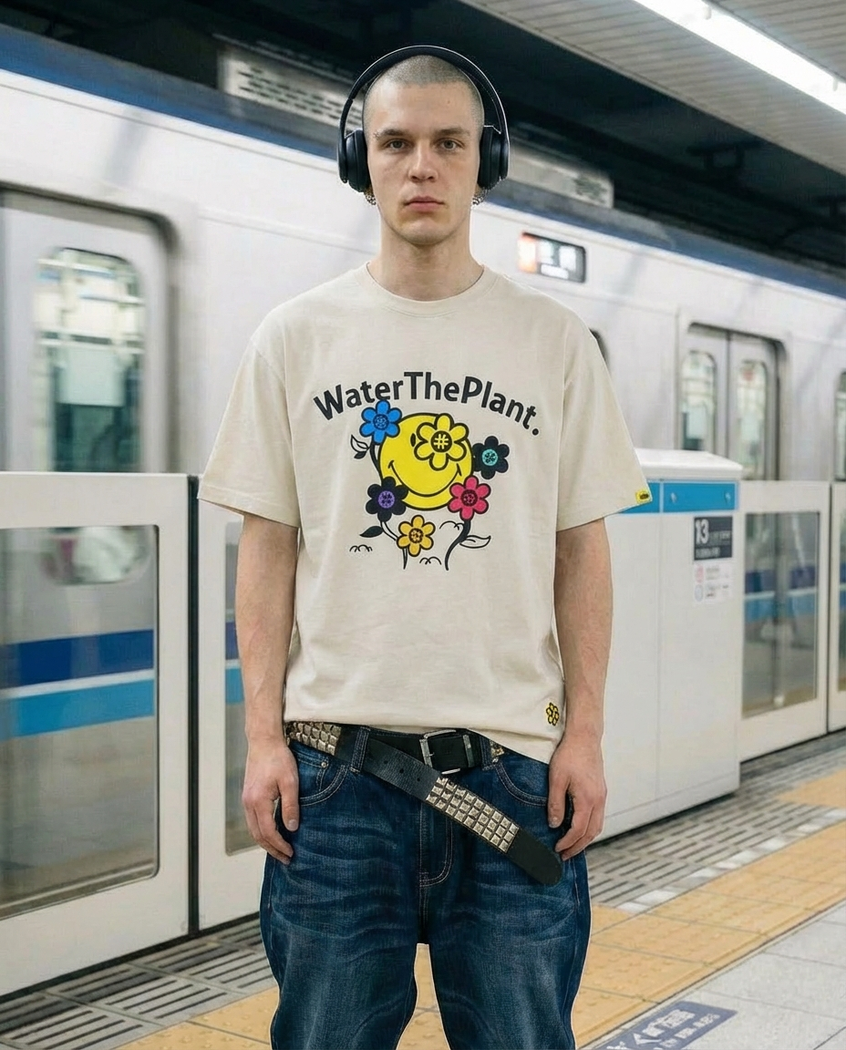 SMILEYWORLD® TOGETHER TSHIRT | CREAM